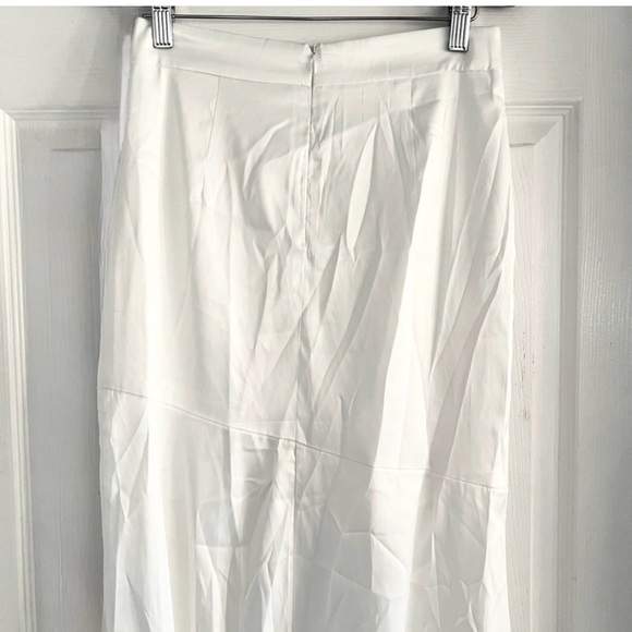 Commense Satin Patchwork Split Maxi Skirt - Picture 11 of 14